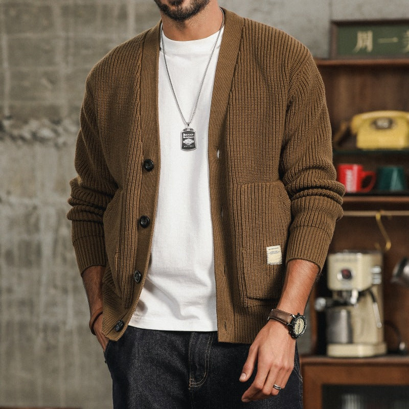 Tom Hollinger | Men's knitted cardigan sweater