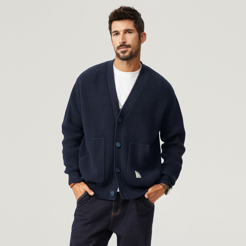Tom Hollinger | Men's knitted cardigan sweater