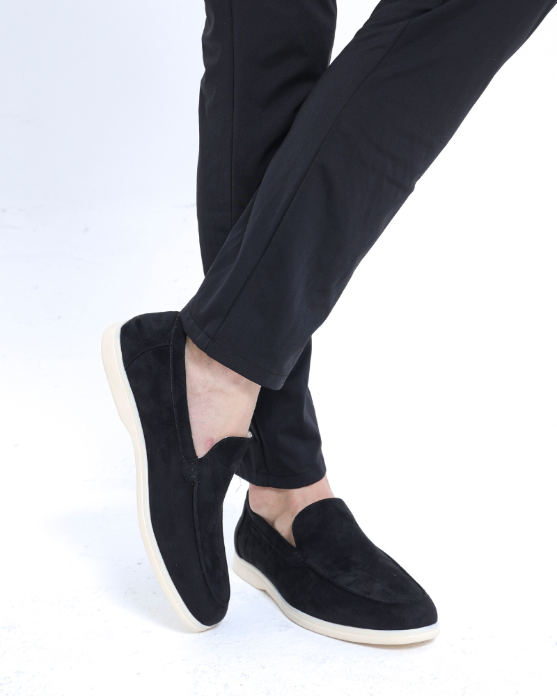 Tom Hollinger | Herren Wildleder Slipper Slip-On Business Schuhe