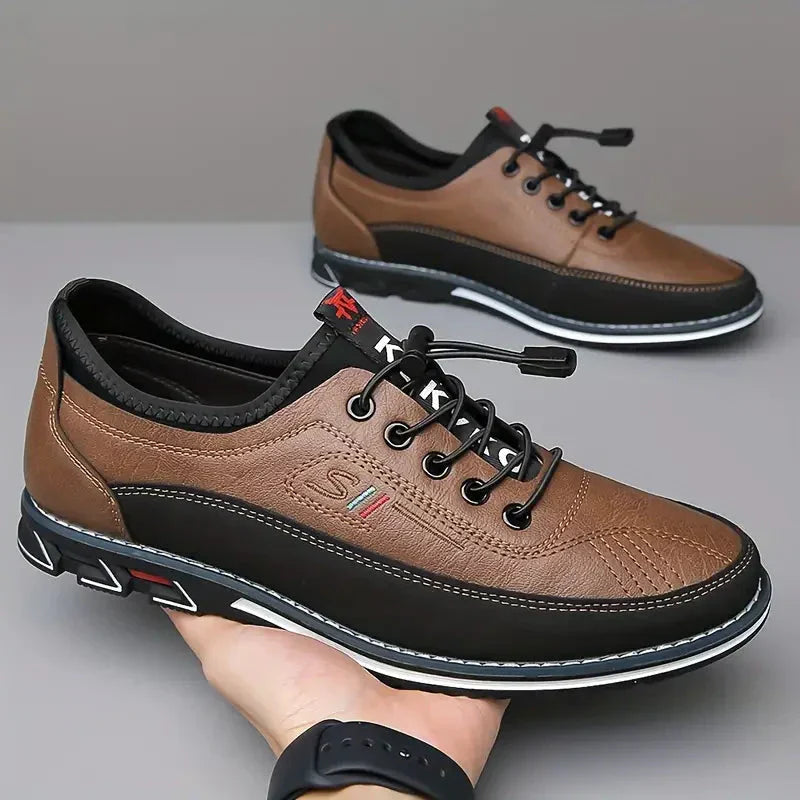 Handgefertigte Leder-Oxford-Schuhe für Herren