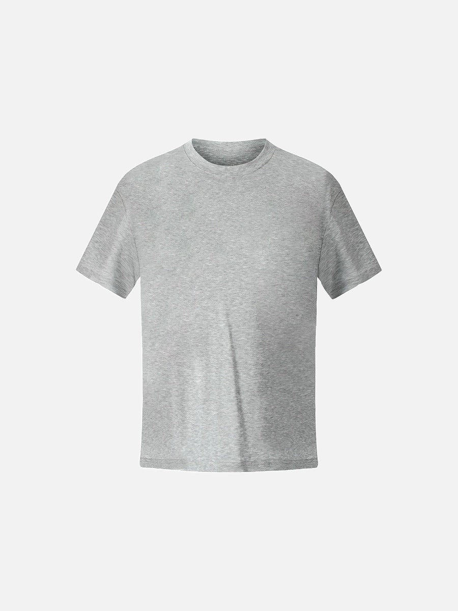 Herren T-Shirt Mit Kleinem Logo Schwarz