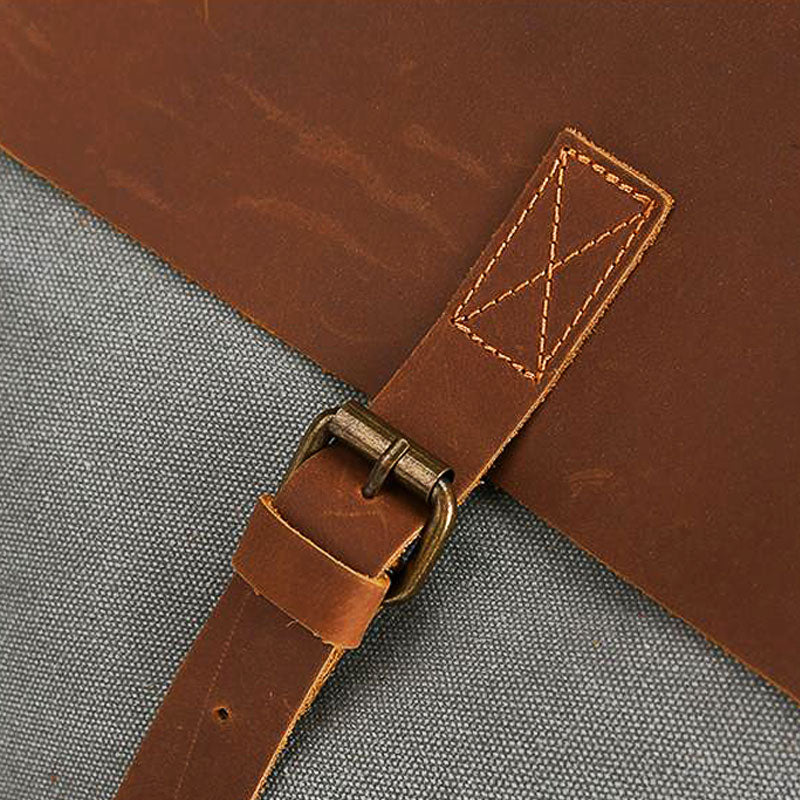 Tom Hollinger | Leinwand Vintage Quadratischer Rucksack