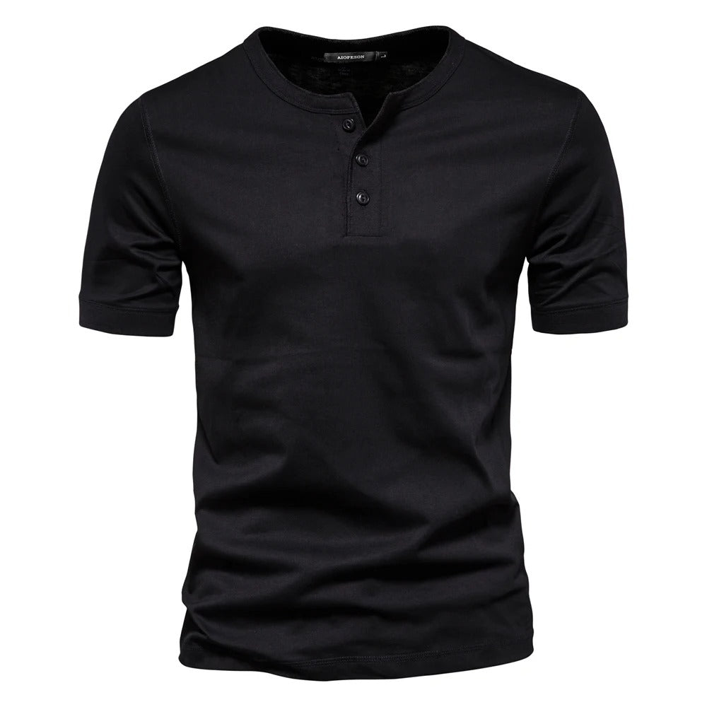 Tom Hollinger | Rundhals-Henleyshirt
