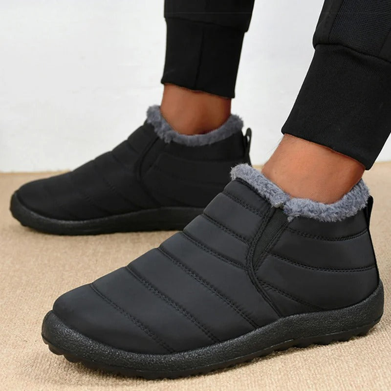 Tom Hollinger | Men's slip-on boots with fur feed