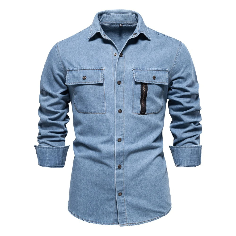 Tom Hollinger | Men's cotton jeans shirt