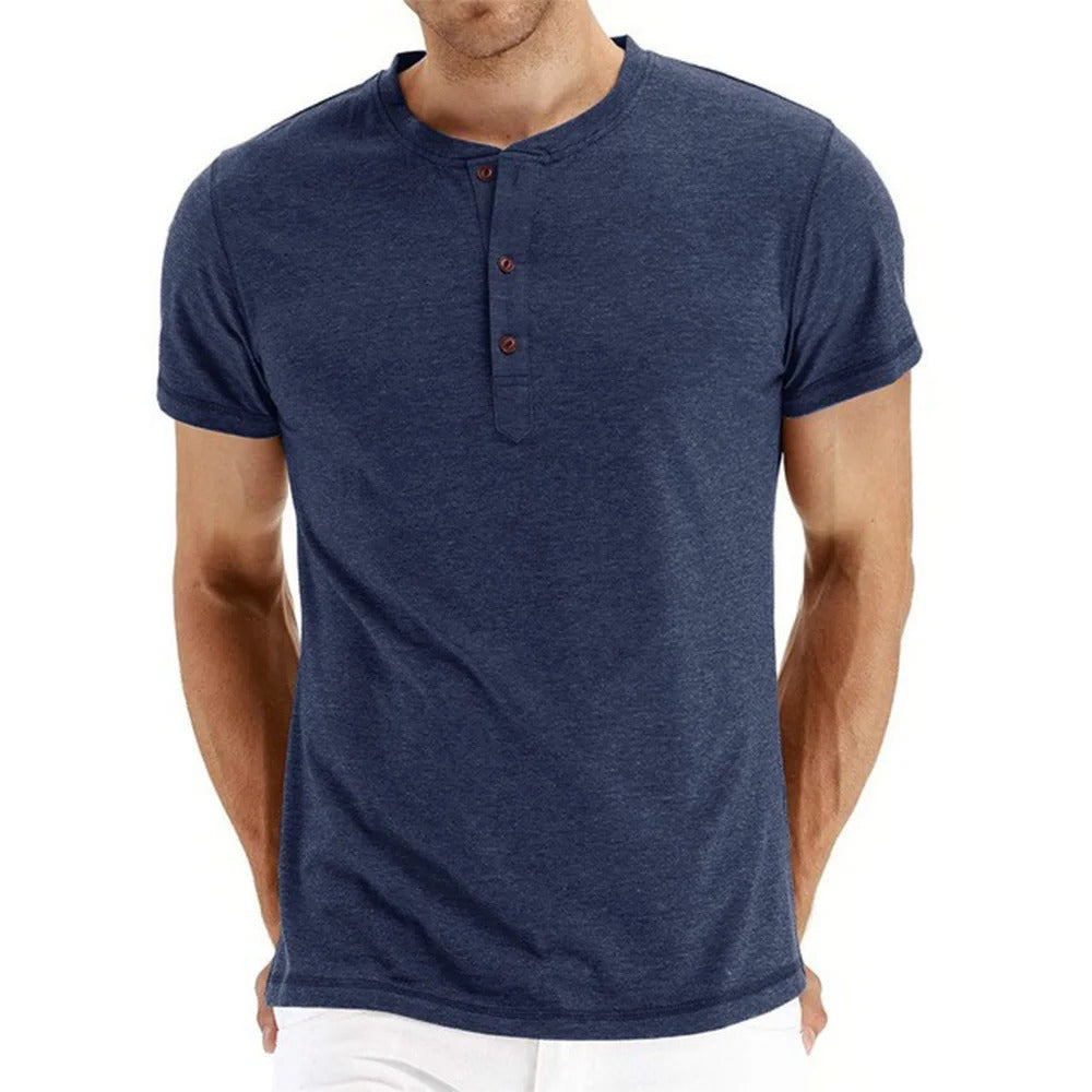 Tom Hollinger | Slim Fit Henley T-shirt made of cotton