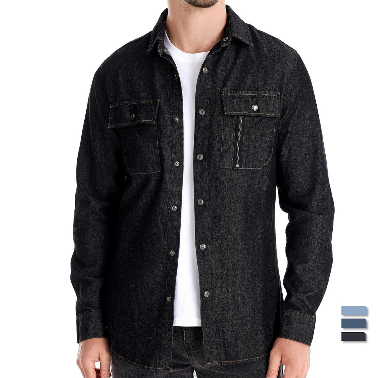 Tom Hollinger | Men's cotton jeans shirt