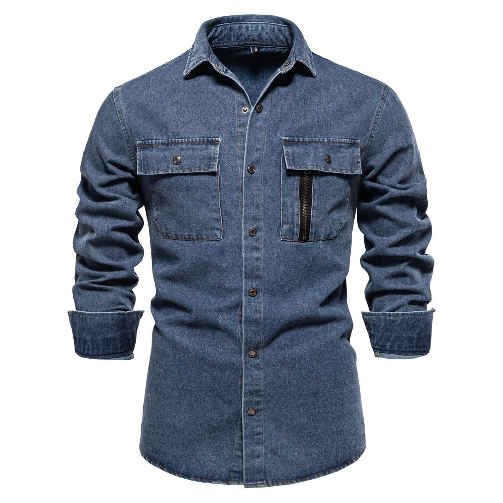 Tom Hollinger | Men's cotton jeans shirt