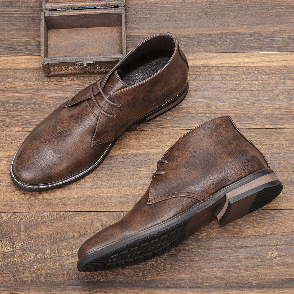 Braune Herren Lederstiefel