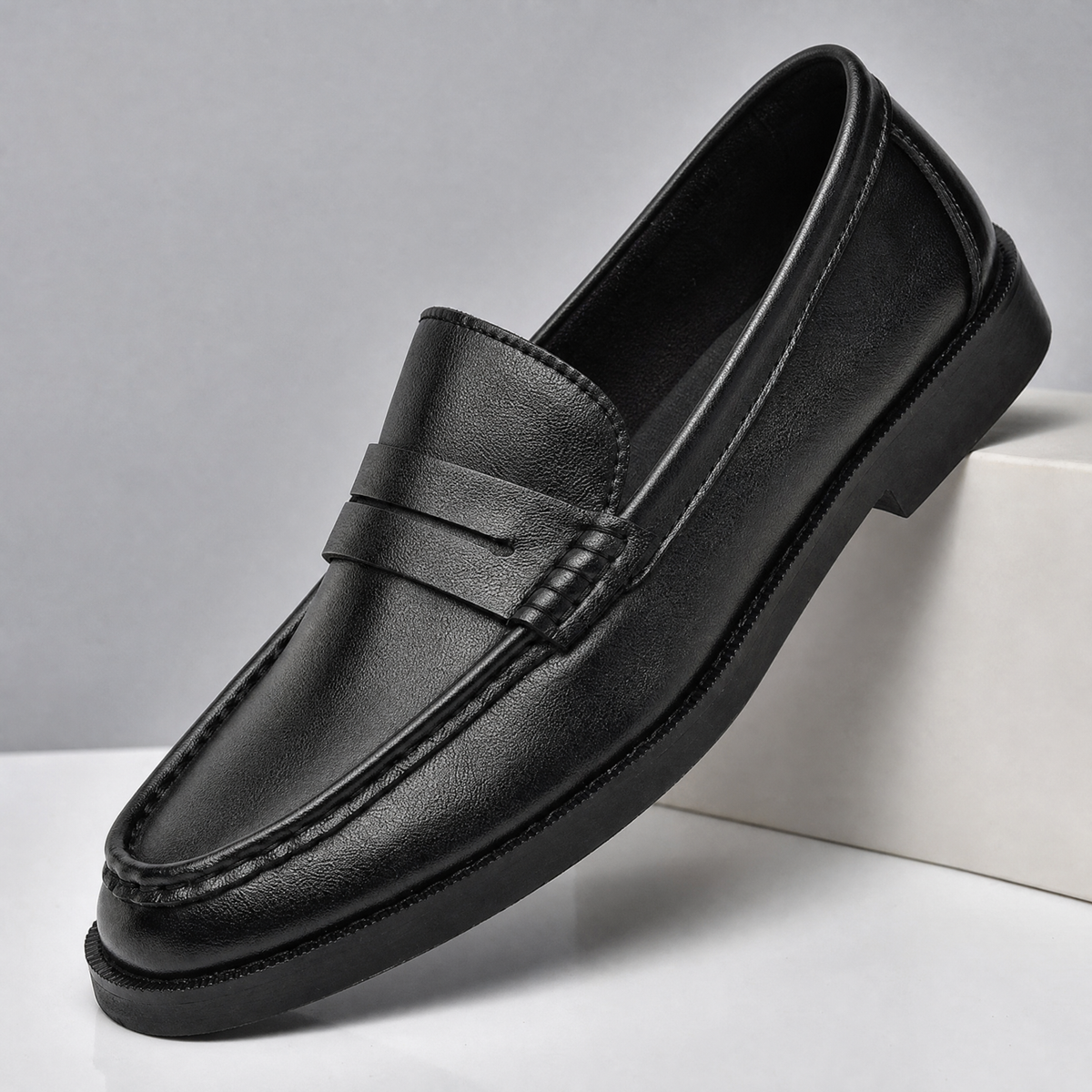 Penny Loafer Aus Veloursleder