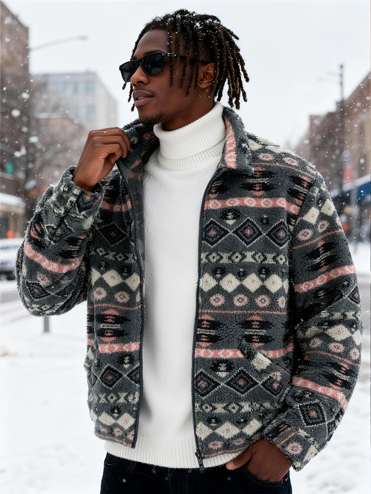 Teddyfleece-Jacke als lässige Ergänzung für den Alltag