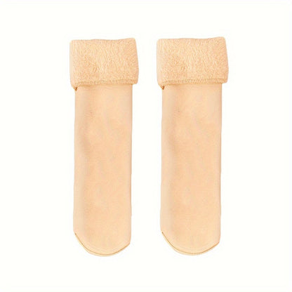 women's thermal fur socks