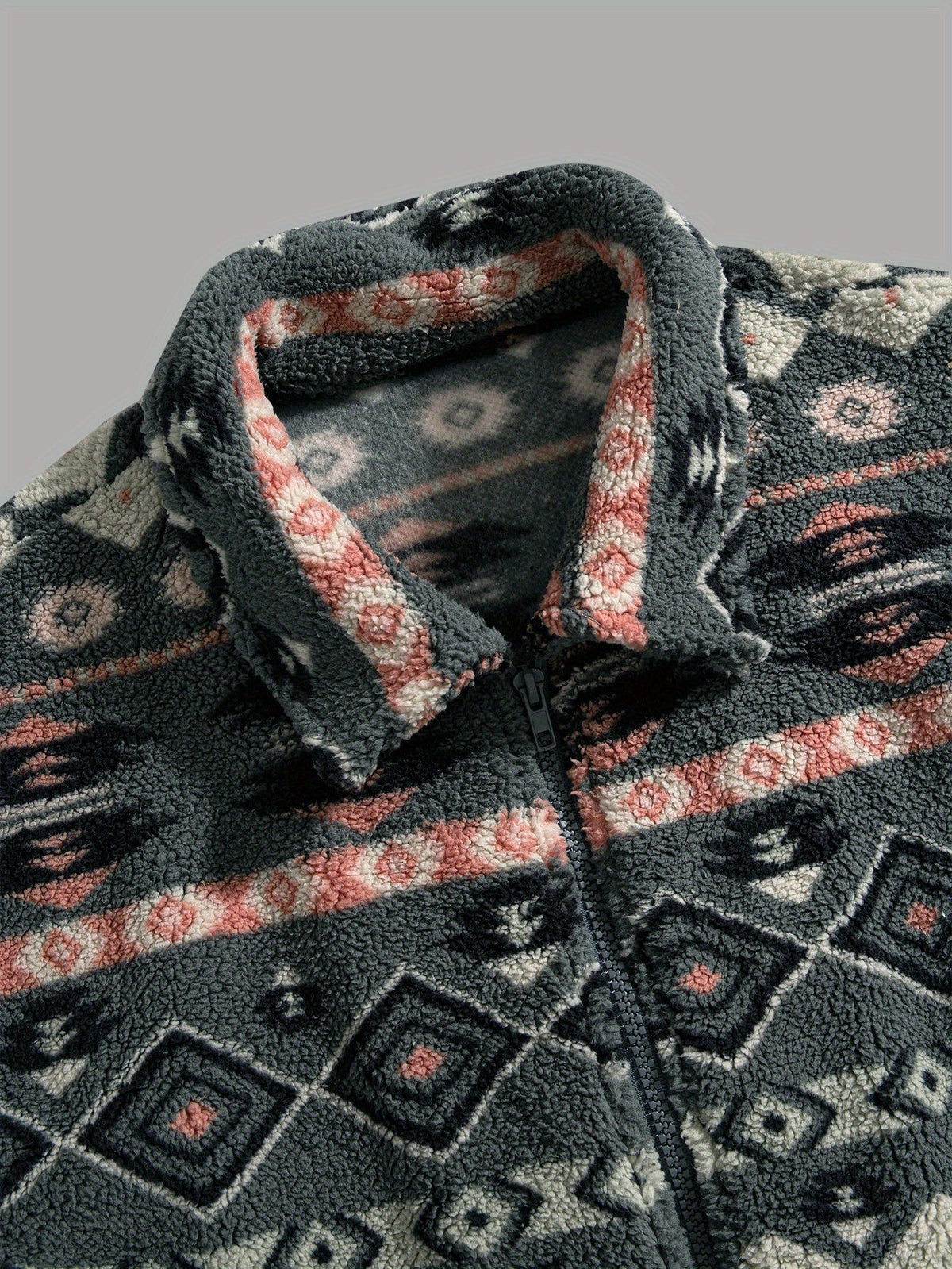 Herrenjacke aus Teddyfleece für gemütliche Tage