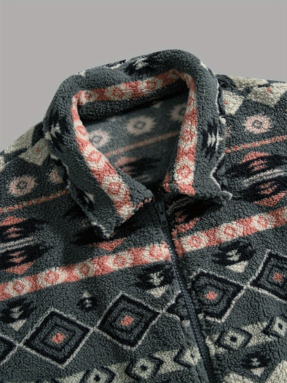 Herrenjacke aus Teddyfleece für gemütliche Tage