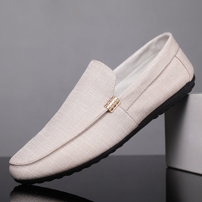Bequeme Slip-On-Schuhe für Herren mit klassischer runder Zehenpartie