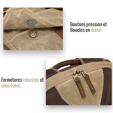 Tom Hollinger |  Vintage-inspirierter robuster Foto-Rucksack Unisex