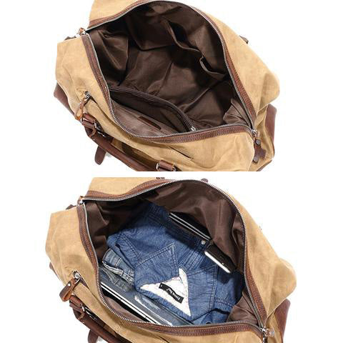 Tom Hollinger |  Canvas Vintage Reisetasche für Herren