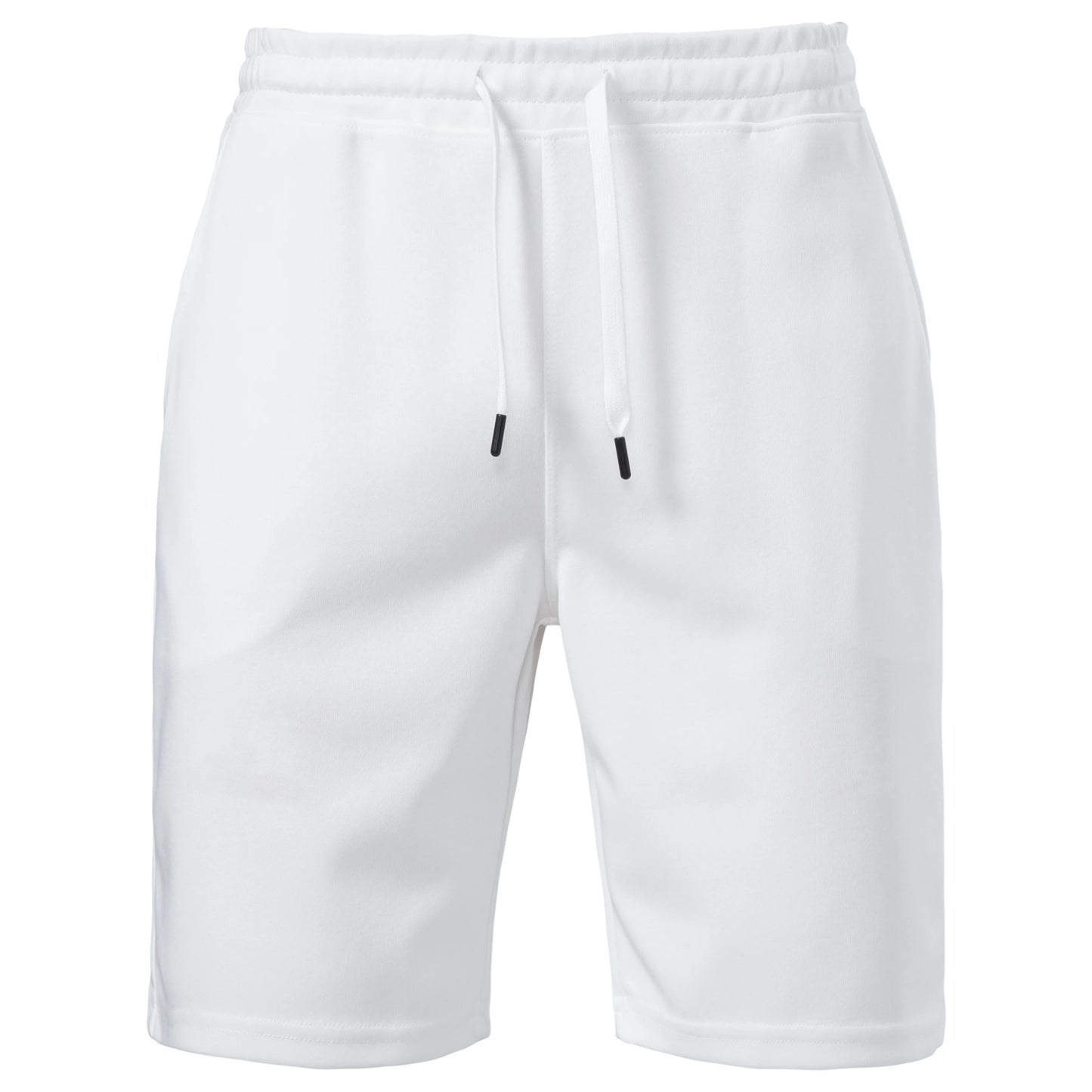 Herren Shorts mit elastischem Bund aus Baumwollmischung Einfarbig