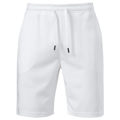 Herren Shorts mit elastischem Bund aus Baumwollmischung Einfarbig