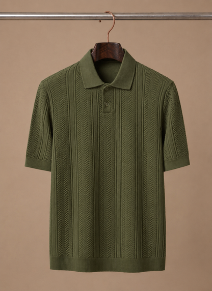 Tom Hollinger | Herren Slim Fit Atmungsaktives Sommer Polohemd