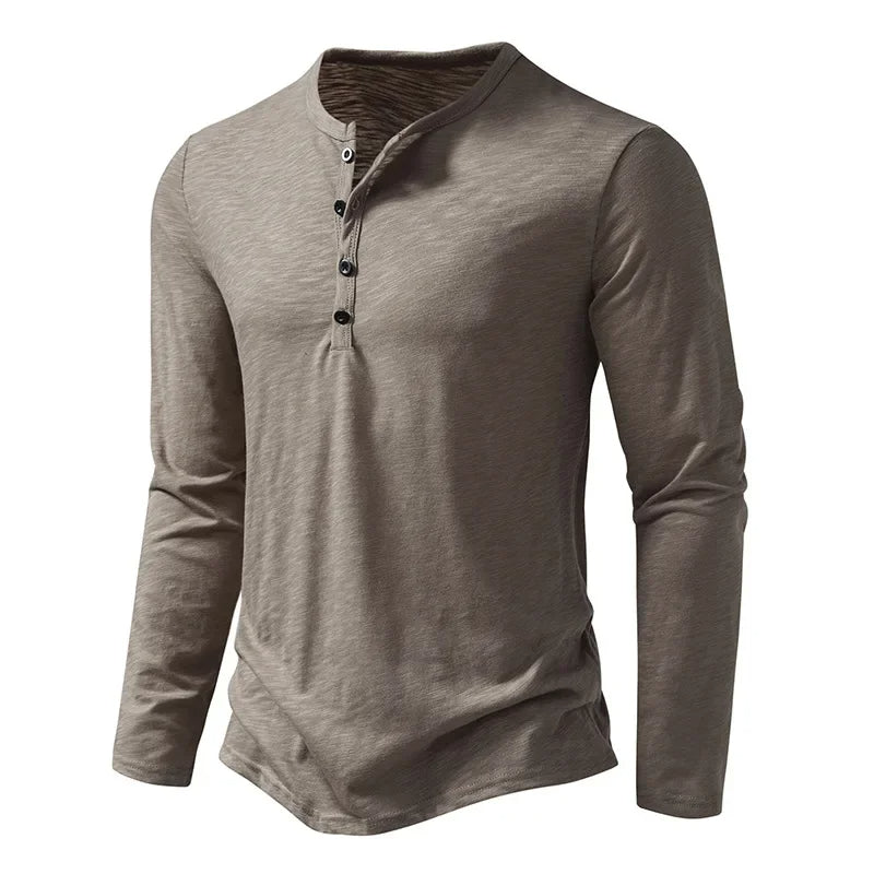 Tom Hollinger | Langarm-Henley-Shirt