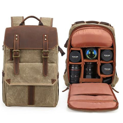 Tom Hollinger |  Vintage-inspirierter robuster Foto-Rucksack Unisex