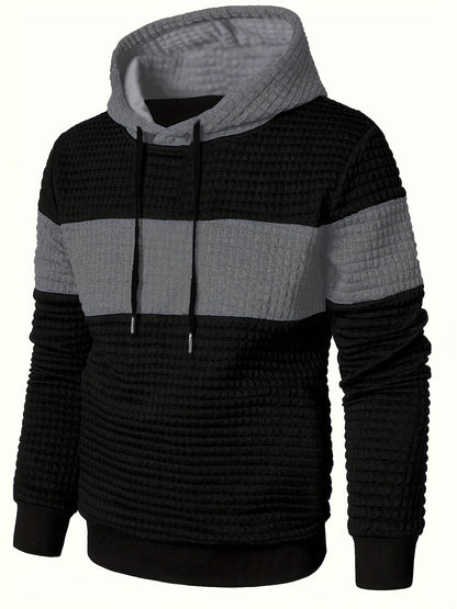Sportlicher Herren-Hoodie mit Farbverlauf von vorn