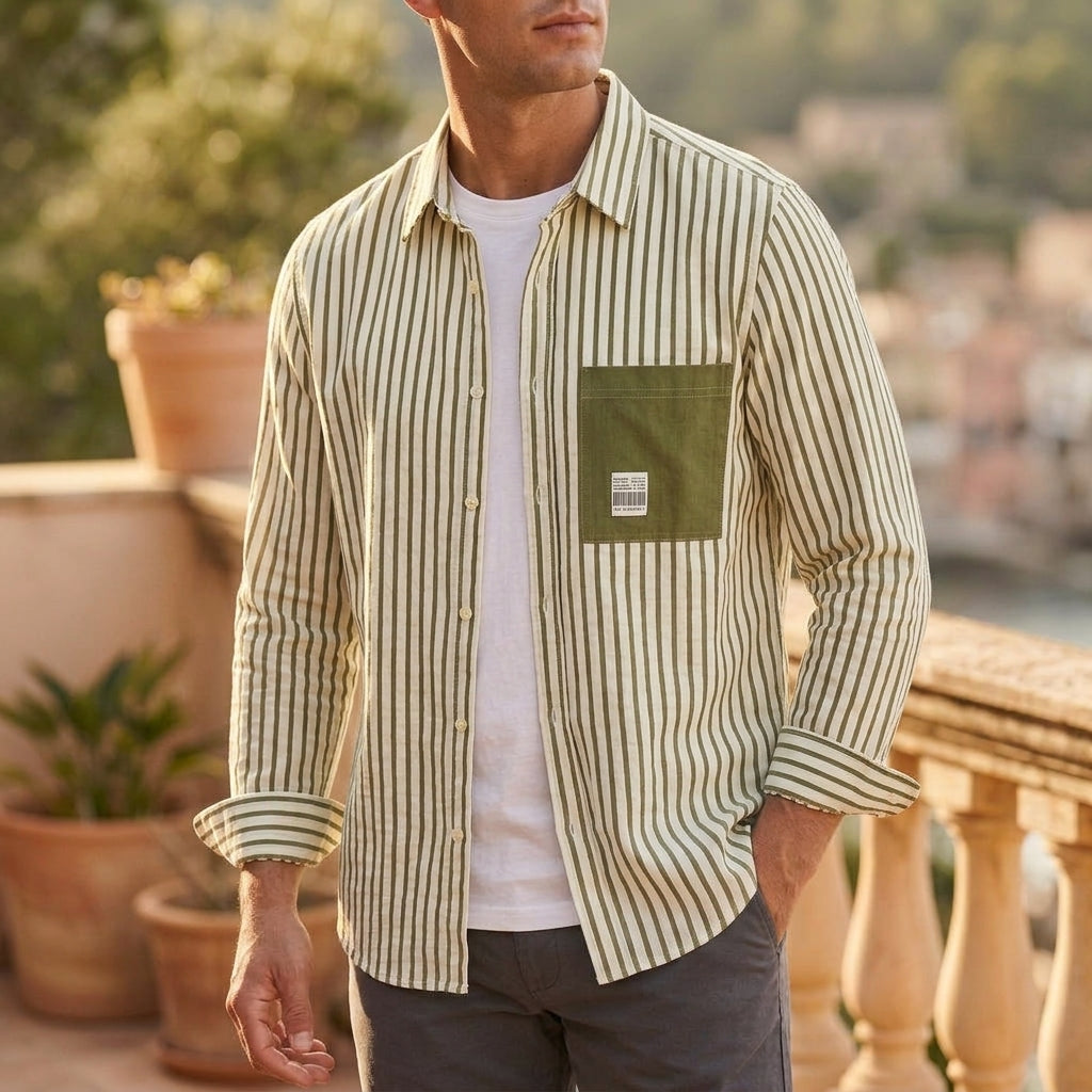 Locker geschnittenes Leinenhemd für lässige Sommerlooks