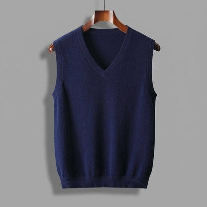 Strickpullunder Mit V-Ausschnitt Für Lagenlooks