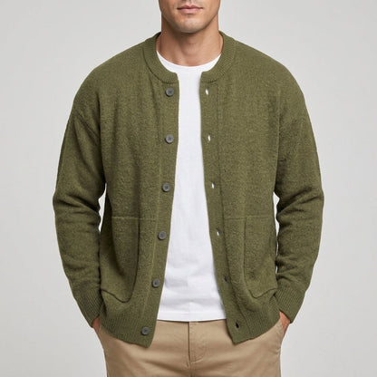 Strickjacke Aus Weichem Strick Mit Knopfleiste