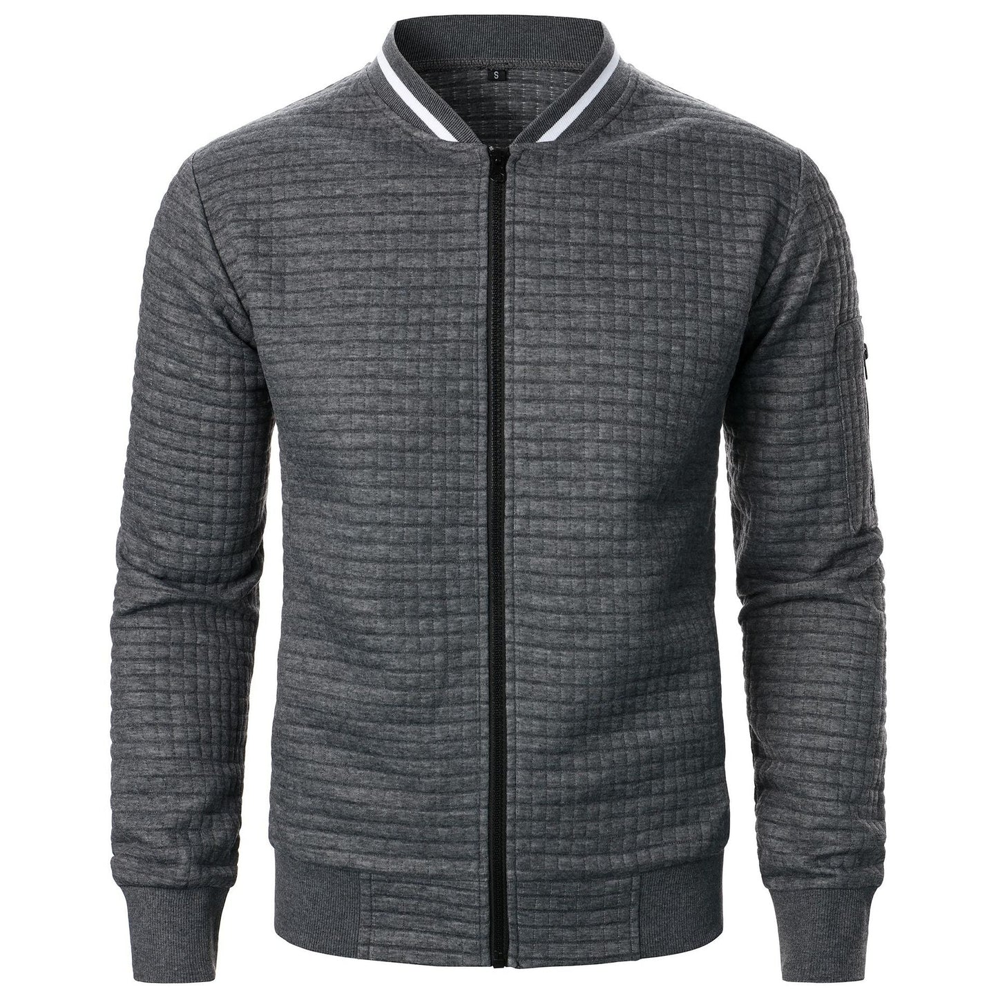Herren Strickpullover mit Reißverschluss
