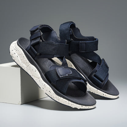 Damen Sport Sandalen mit verstellbaren Riemen im schrägen Winkel