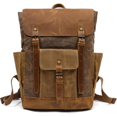 Tom Hollinger |  Canvas Rucksack im Vintage-Stil für Herren