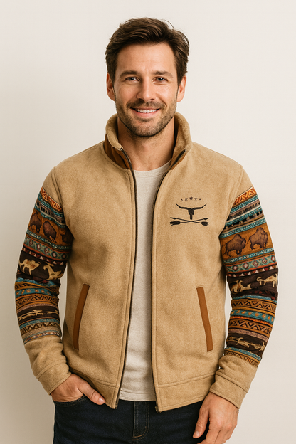 Gemütliche Outdoor-Fleeceweste für geschichteten Stil