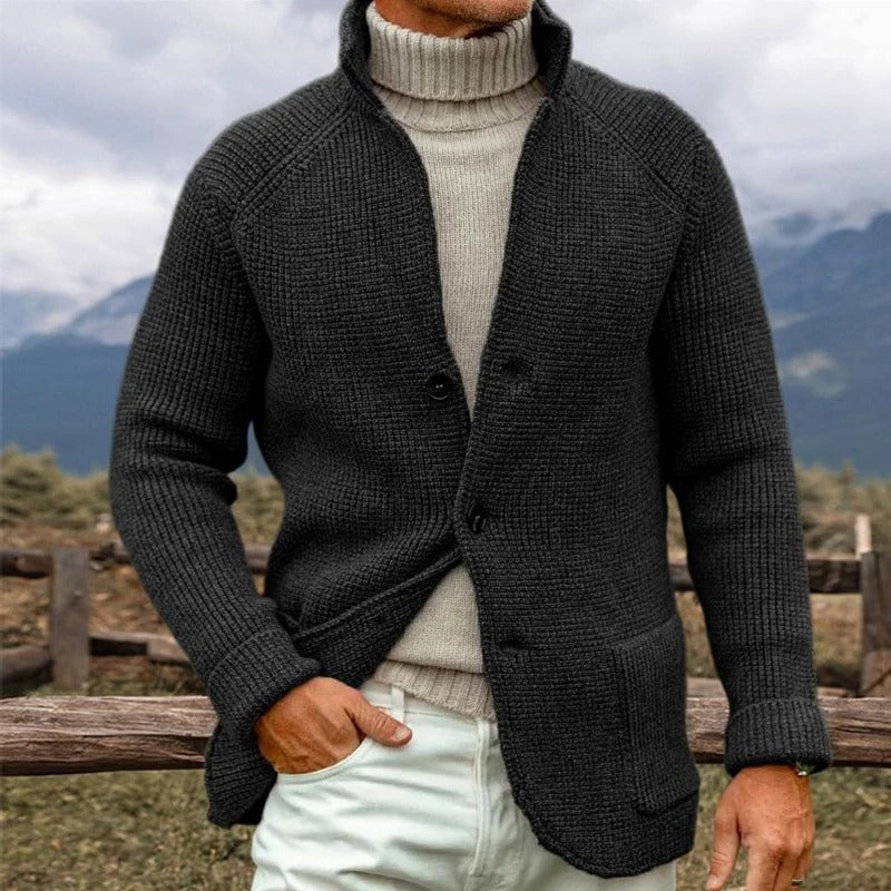 Tom Hollinger | Warm cardigan with raglan sleeves