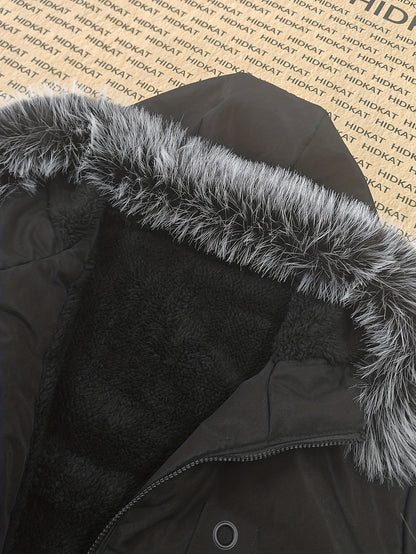 Warm gefütterter Parka für Herren im Alltag