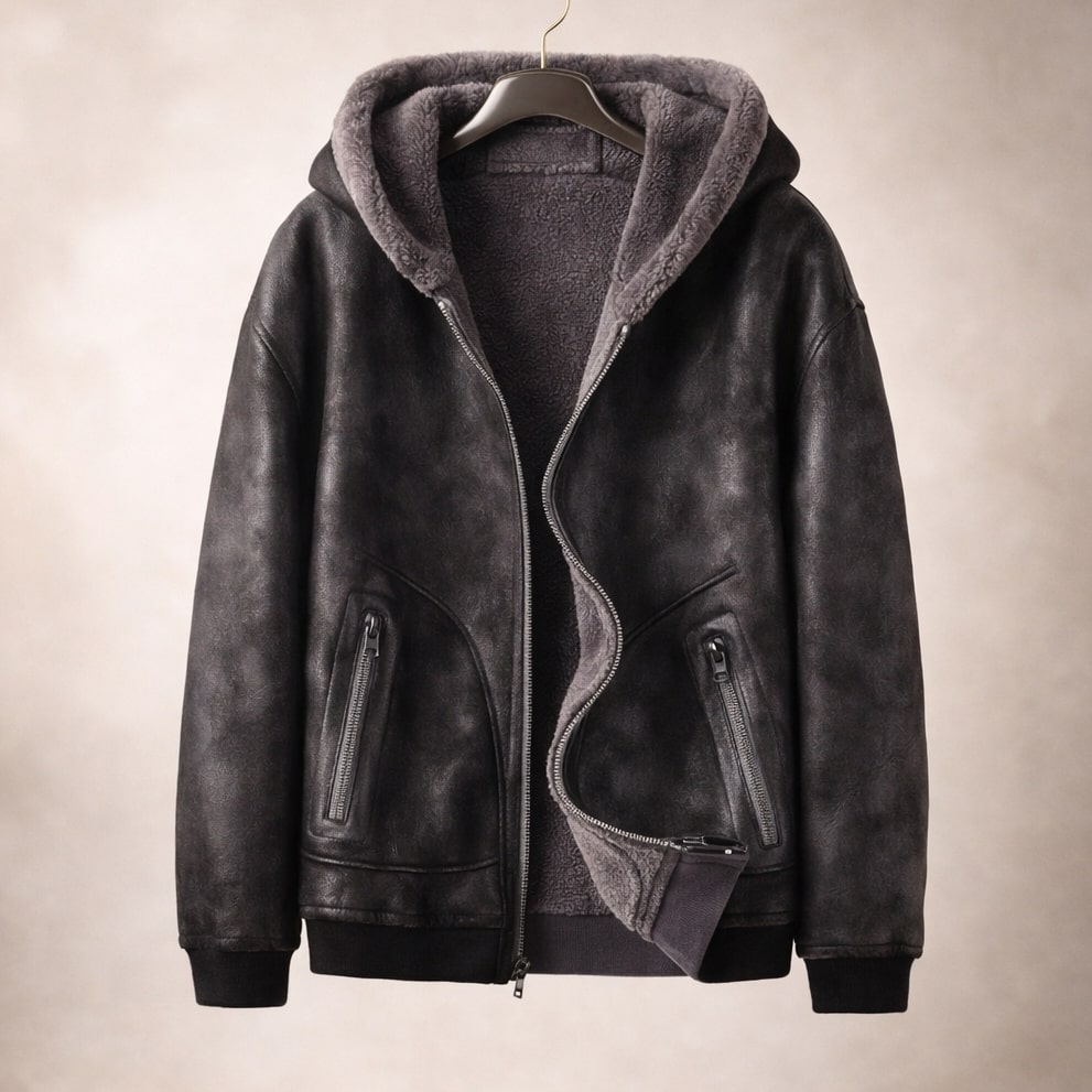 Herrenjacke mit wärmender Isolierung für kalte Tage