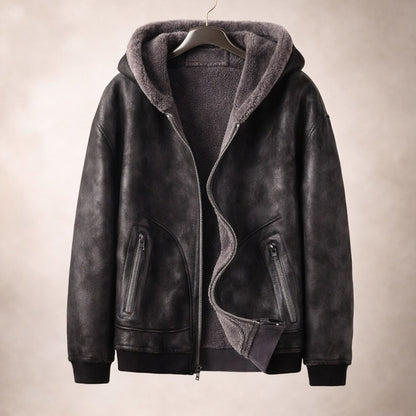 Herrenjacke mit wärmender Isolierung für kalte Tage