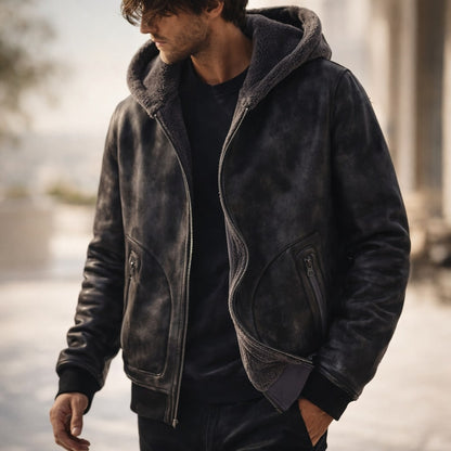 Isolierte Herrenjacke als vielseitige Outdoor-Bekleidung