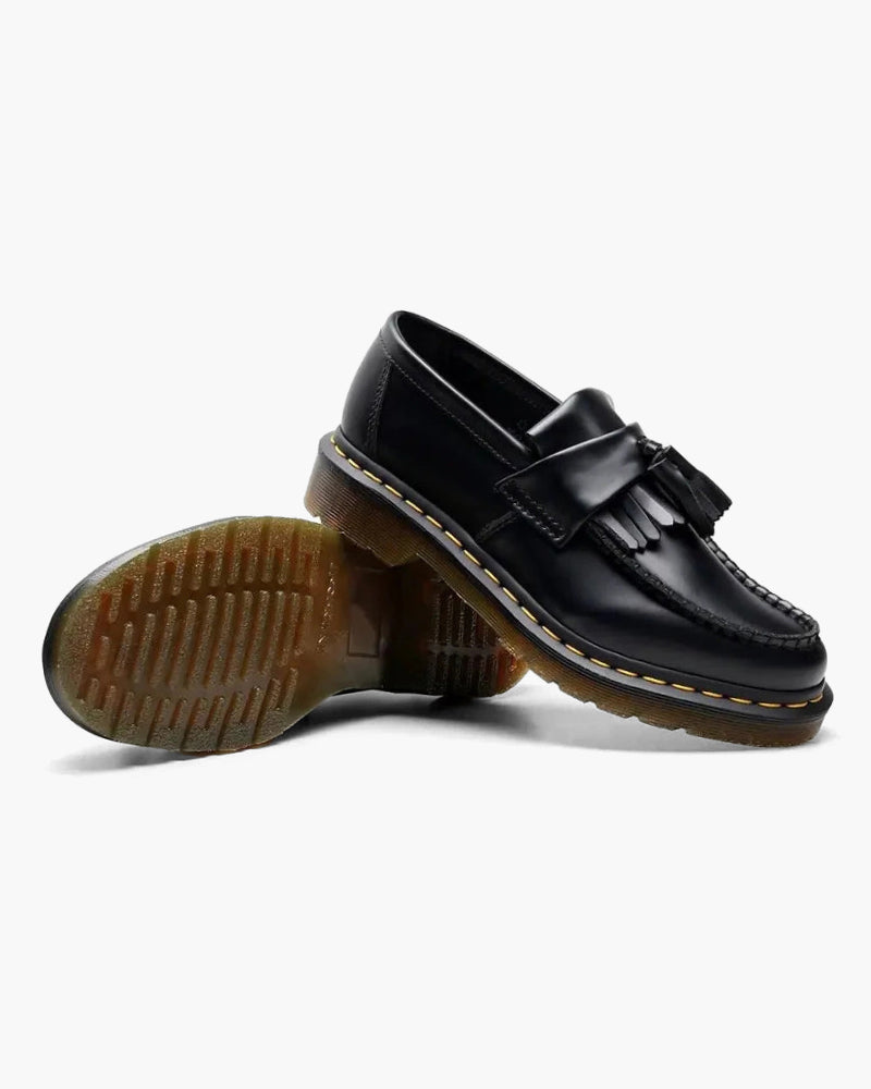 Damen Leder Loafer mit detaillierten Details