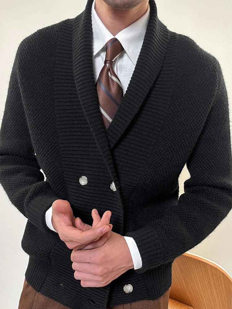 Tom Hollinger | Elegante Strickjacke mit Schalkragen