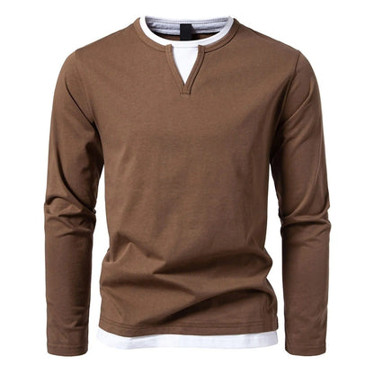 Tom Hollinger | Men's stylish long -sleeved shirt slim fit leisure top