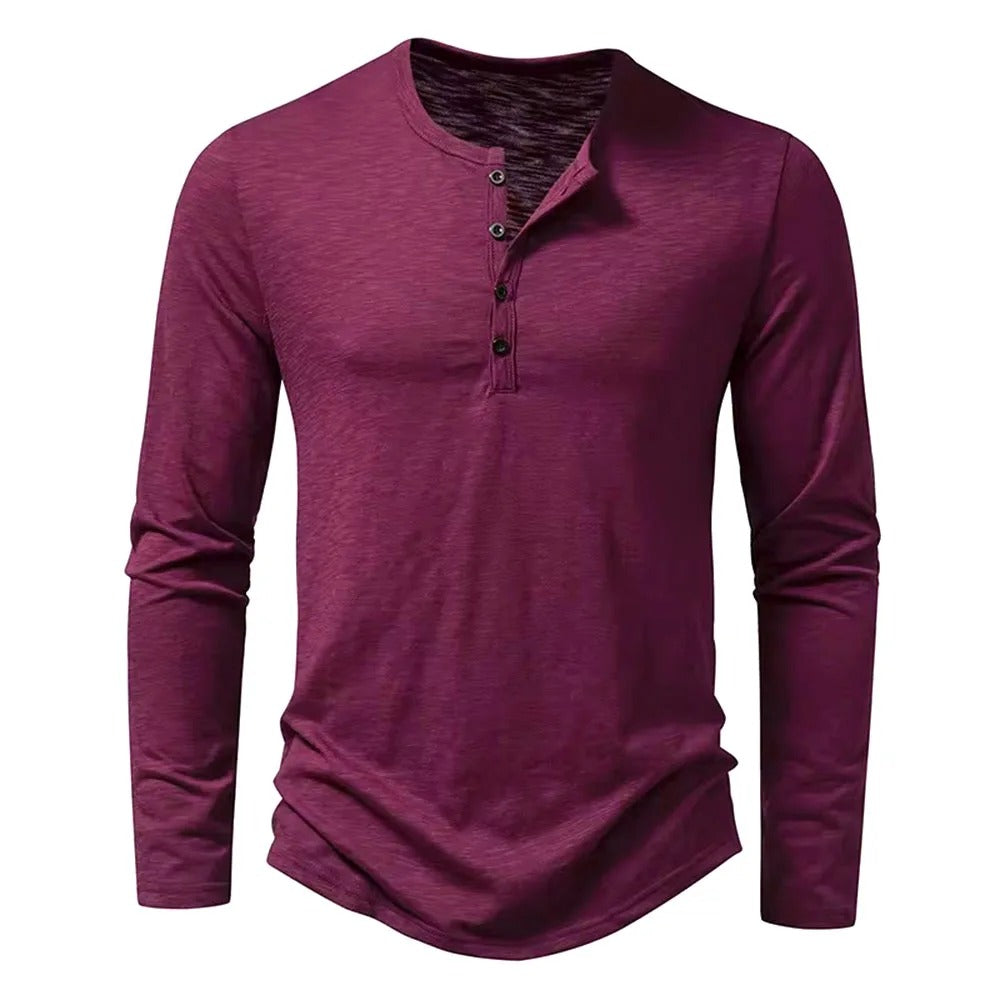 Tom Hollinger | Langarm-Henley-Shirt