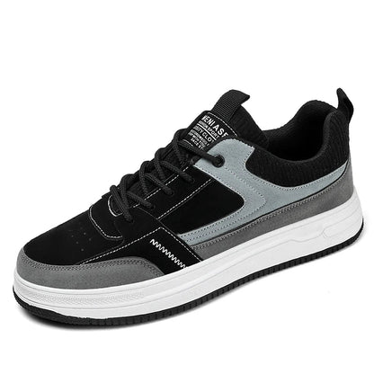 Herren Patchwork Low-Top Sneakers Freizeitschuhe