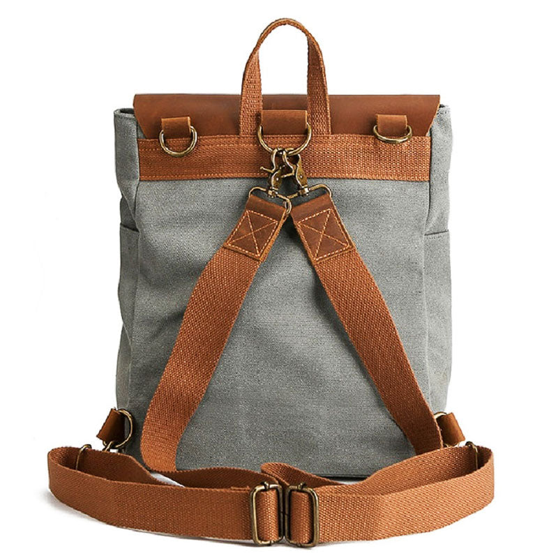 Tom Hollinger |  Leinwand Vintage Quadratischer Rucksack