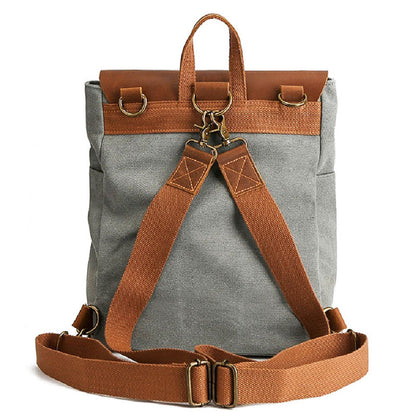 Tom Hollinger |  Leinwand Vintage Quadratischer Rucksack