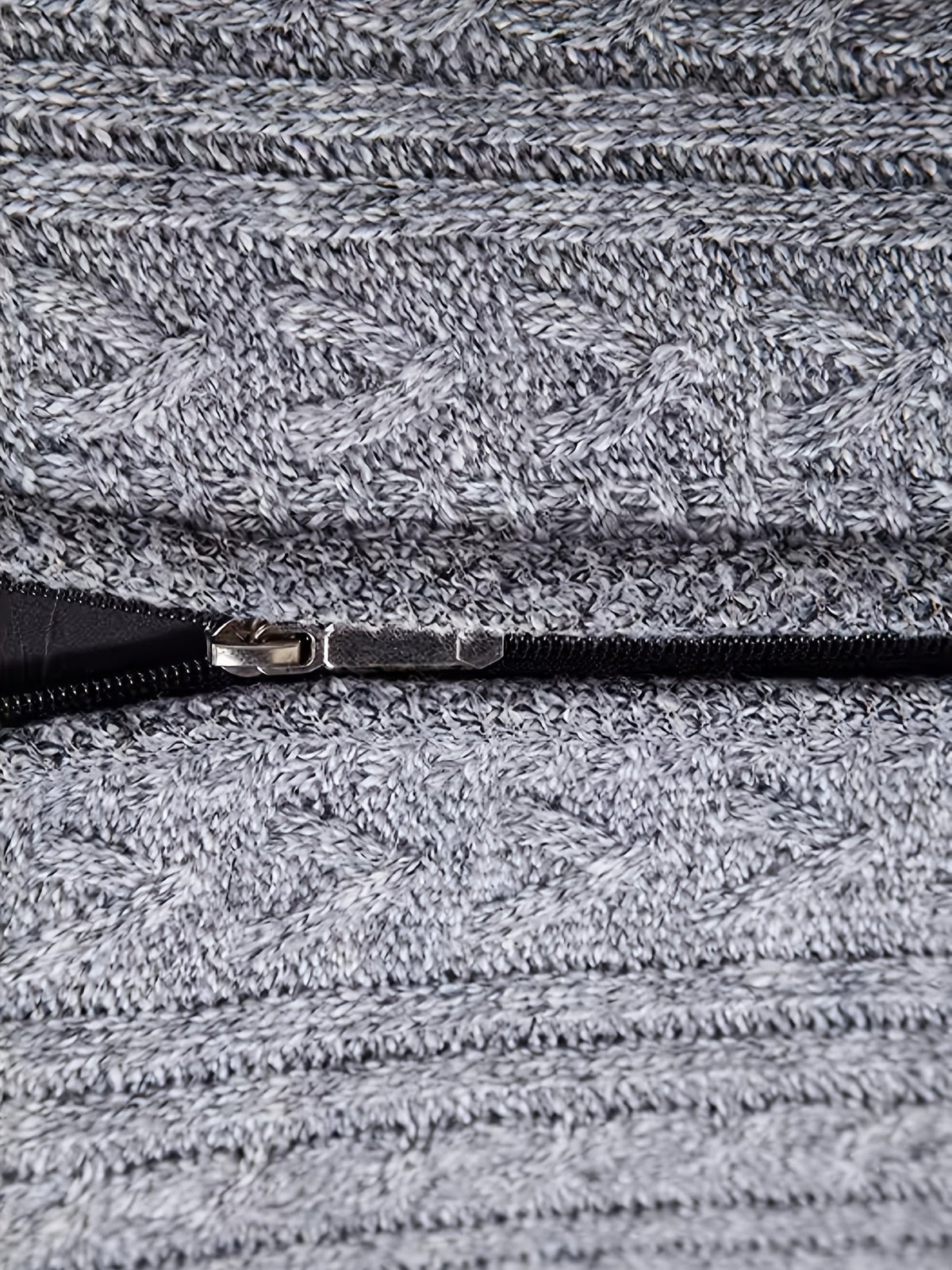 Herren-Strickjacke mit Stehkragen für vielseitige Outfits