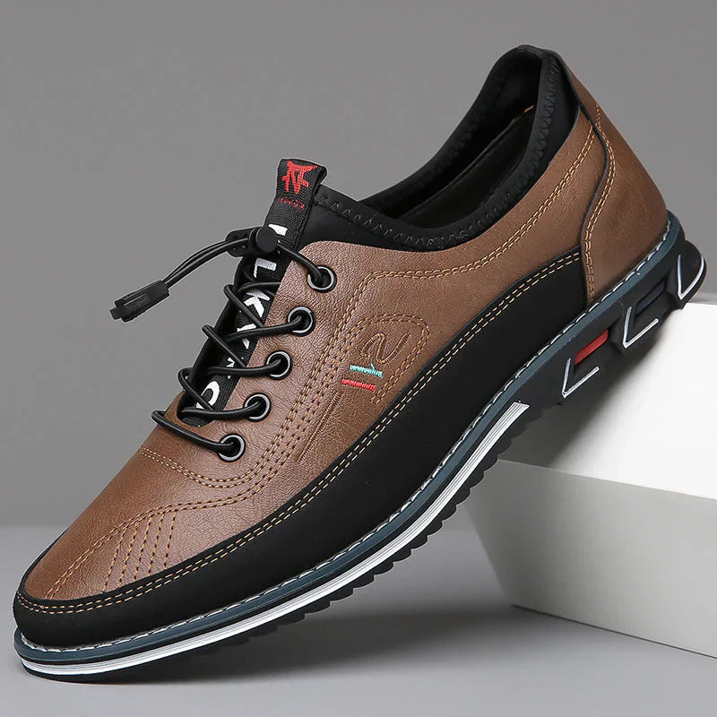 Handgefertigte Leder-Oxford-Schuhe für Herren