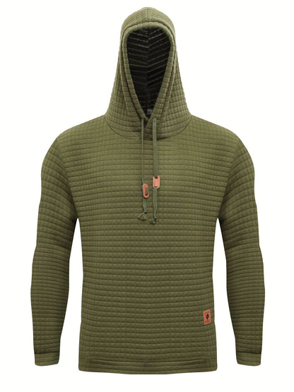 Casual Waffle Hoodie for Men