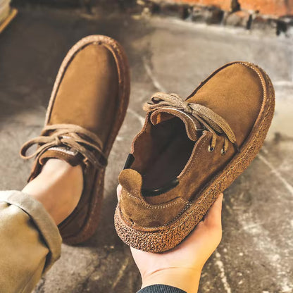 Tom Hollinger™ - Casual suede lace-up shoes